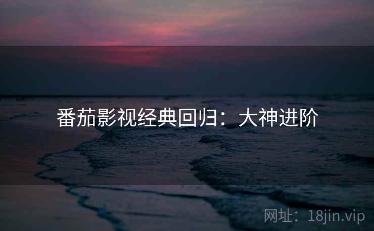 番茄影视经典回归:大神进阶 番茄影视经典回归:大神进阶