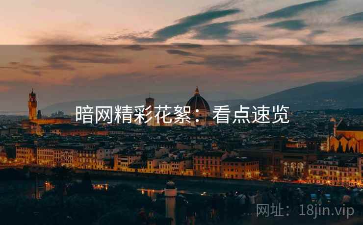 暗网精彩花絮：看点速览