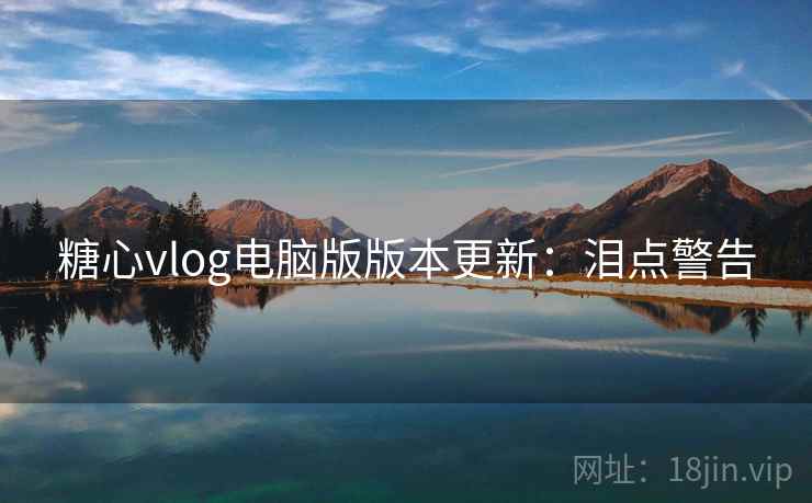 糖心vlog电脑版版本更新：泪点警告